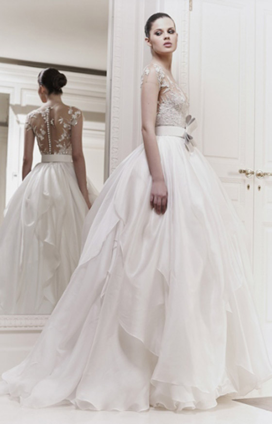 اجمل فساتين الزفاف لهذا الموسم من تصميم المبدع زهير مراد!