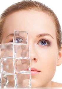 اليك اقنعة الثلج: تساعد على شباب وتألق بشرتك!