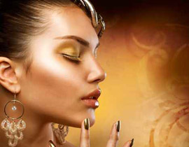 اليك سيدتي طريقة استخدام الماكياج البرونزي