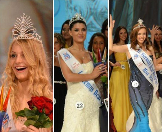 بالصور: المانية شقراء تفوز بلقب ملكة جمال العالم للصم 2012