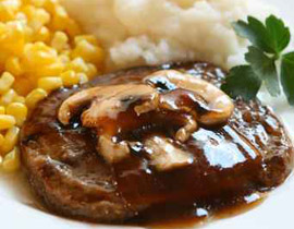 اليك طريقة تحضير ستيك بصلصة المشروم الشهي