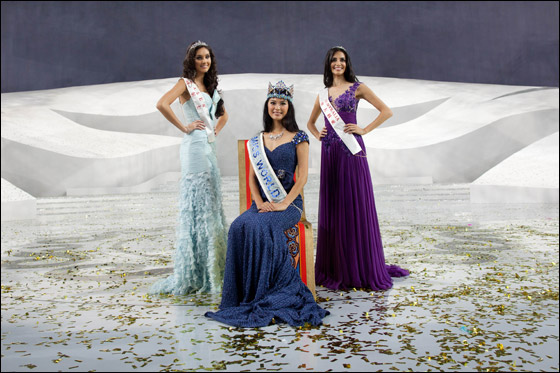 الف مبروك.. تتويج ملكة جمال الصين ملكة جمال العالم لعام 2012