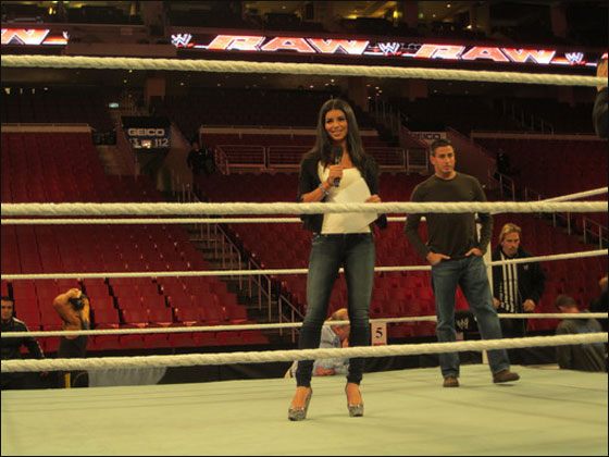 هل ملكة جمال امريكا ريما فقيه ستنضم الى اتحاد المصارعة؟!!