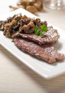 اليكم.. شرائح اللحم مع صلصة الفقع!